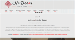 Desktop Screenshot of mr-decor.com