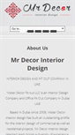 Mobile Screenshot of mr-decor.com